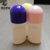 pp transparent sun visor cap twist off roll on bottle