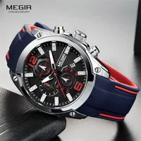 

Megir 2063 Sport Mens Watches Top Brand Luxury Quartz Men Watch megir marca de relojes