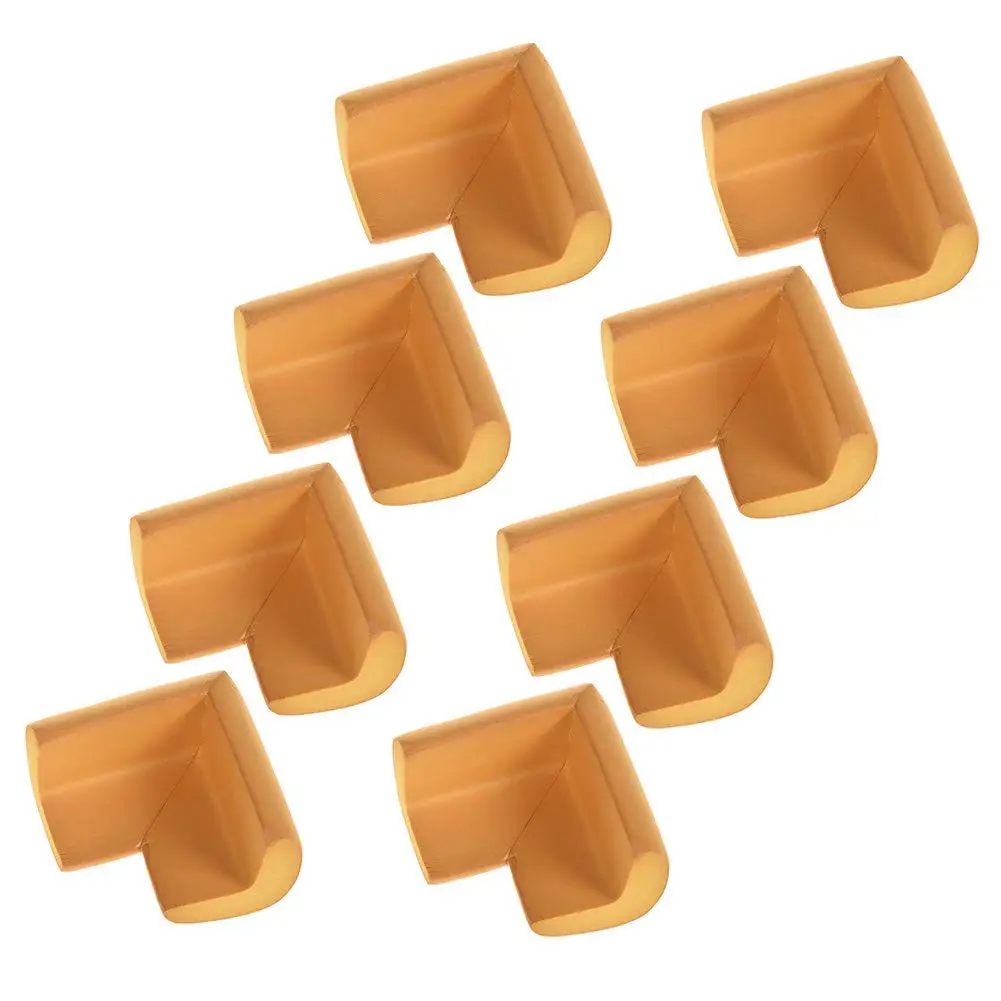 2M//6.5ft Black Wide Bumper Edge Guard L-Shape Toddler Corner Protectors for Right-Angle Furniture Edges