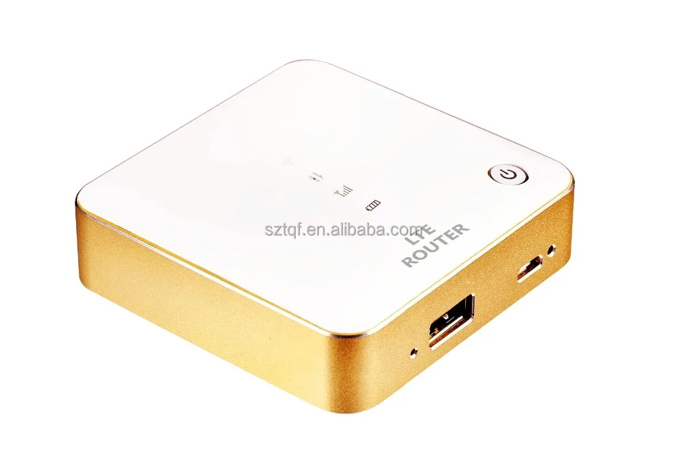 

4g Lte Router With Sim Card 5200mah Power Bank Sim Card Slot Rj45 Supporting