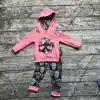 kids Fall clothes kids long sleeve outfits baby girls hoodie clothing girls skull outfits floral clothing children boutique sets