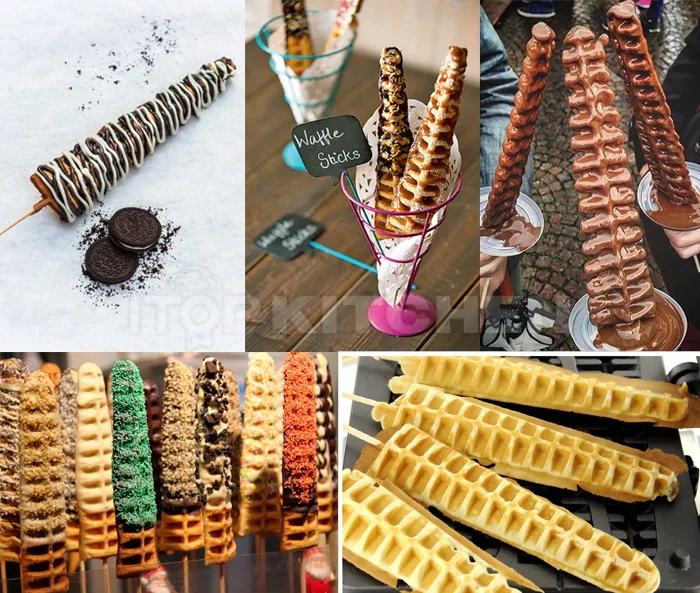 Commercial Waffle Stick Maker/Lolly Waffle Maker for Sale