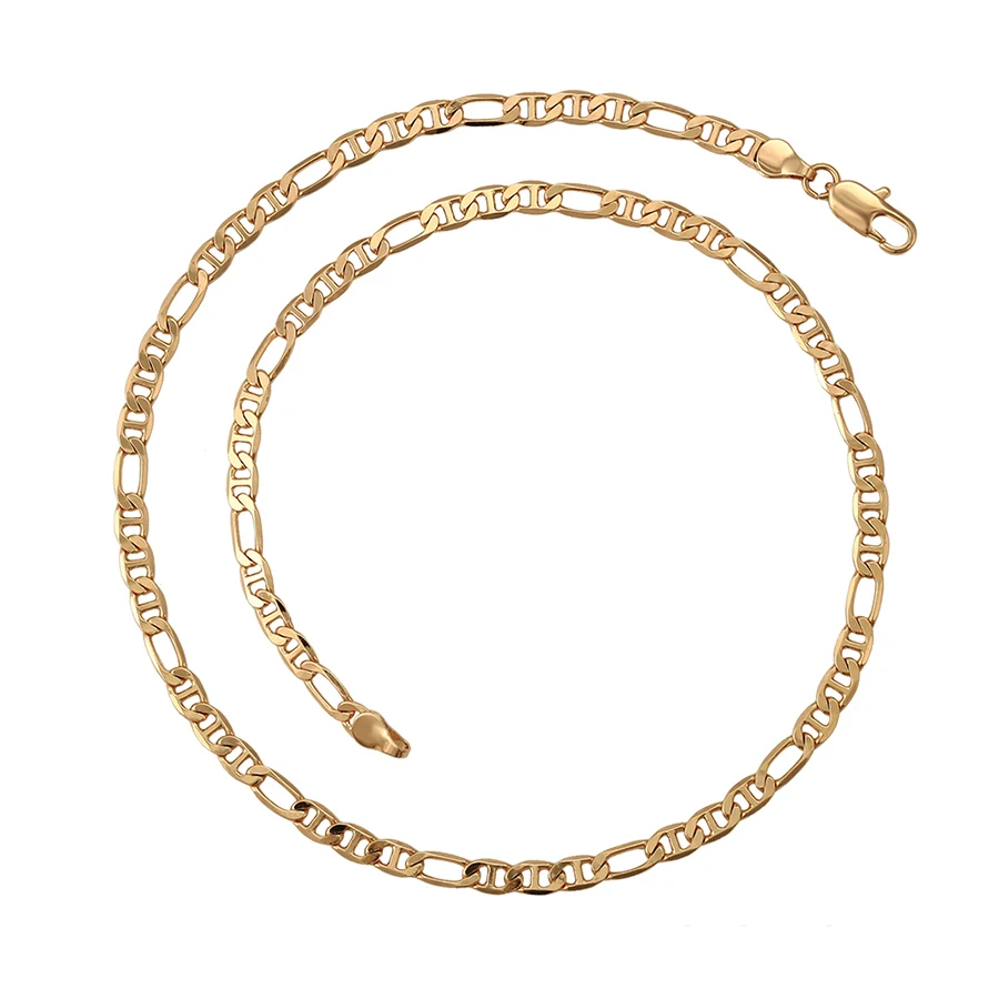 45576 Xuping new design simple style mens jewelry 18k gold color chain necklace