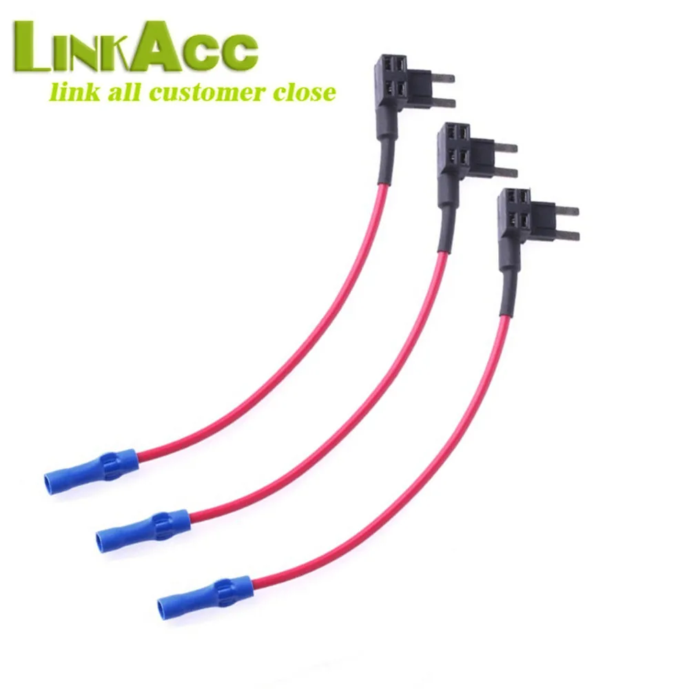 NICE 5Pcs ATM Fuse Adapter tap Dual Circuit Adapter Holder for Car Truck Auto