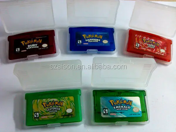 

Free Shipping by DHL for GBA SP Pokemon Games Sapphire/Emerald /FireRed/Leaf Green/Ruby