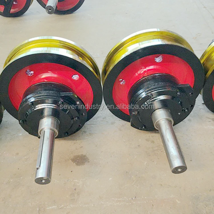 forge crane wheel and wheel block for overhead crane