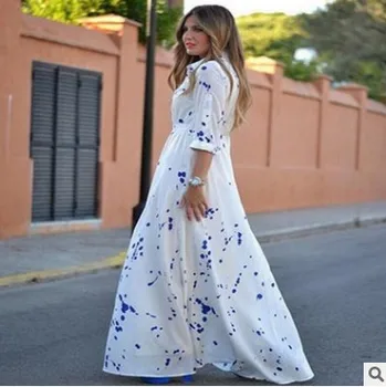 maxi dress long sleeve summer