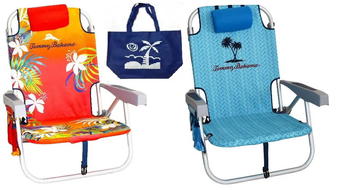 Buy 2 Tommy Bahama Backpack Beach Chairs 1 Red And 1 Blue 1 Medium Tote Bag In Cheap Price On Alibaba Com