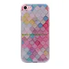 Wholesale IMD Colorful Glitter flower Beauty Fish Scale Soft TPU Phone Case For iPhone 7 plus