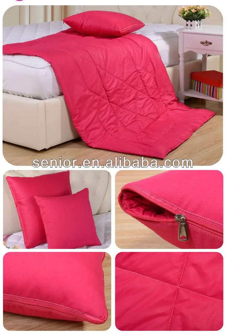 2 In 1 Pillow Blanket With Zipper Foldable Pillow Blanket Buy
