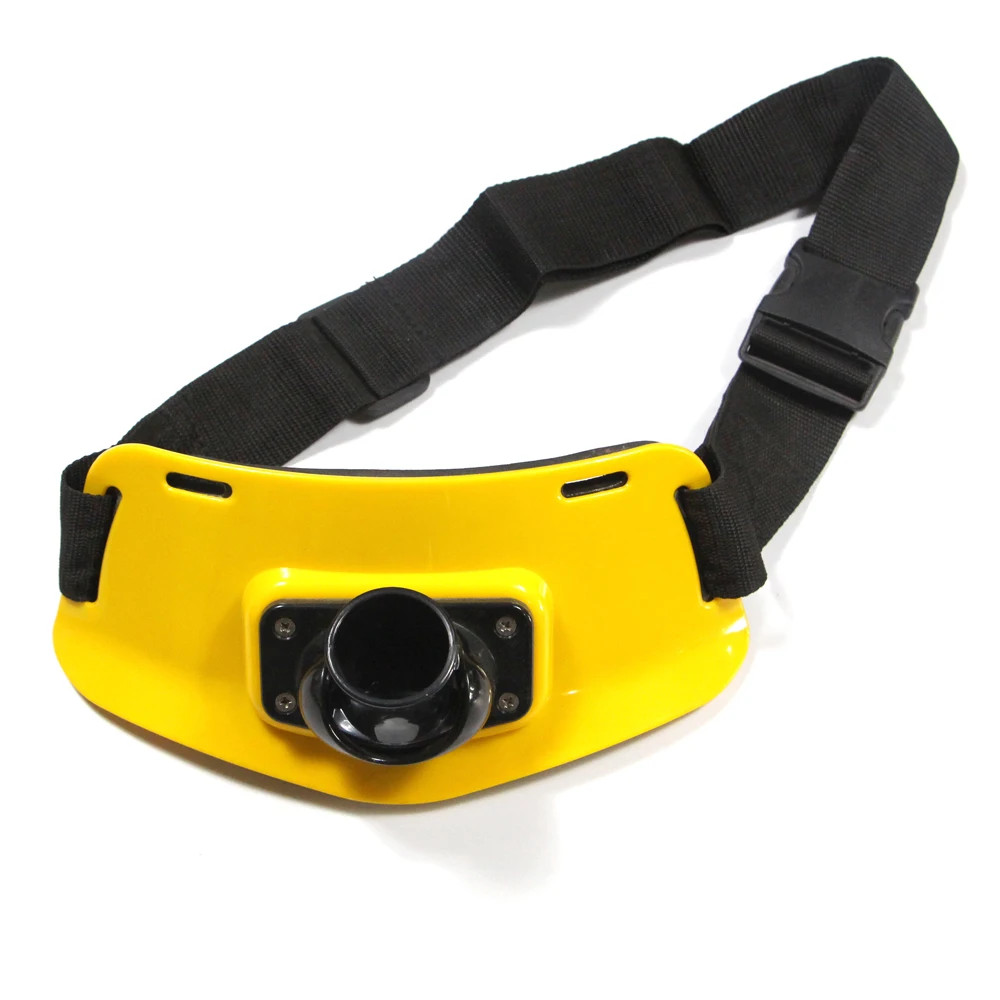 

Fish Tackle Accessories ABS with EVA Mat Adjustable Fishing Belt, Yellow,green,red