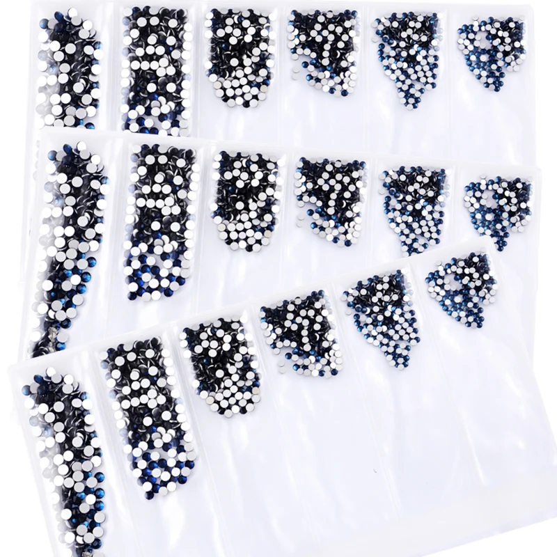 

Mix size aaa Glass flat back rhinestone for nails, More than 20 kinds