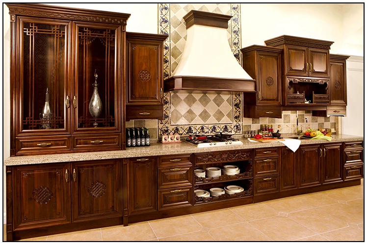 Factory Sale Custom Modern Design Solid Wood Kitchen Cabinets - Buy ...