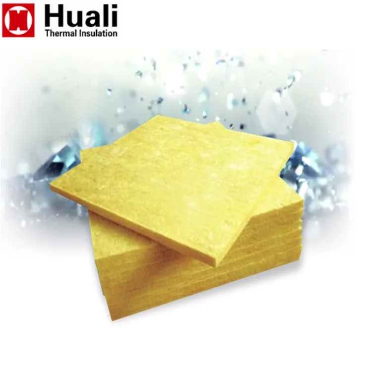 Fiberglass High Density 80kg/m3 Roof Insulation Soundproof Glass Wool