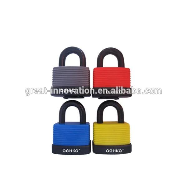 High Security Colorful Aluminum Small Mini Padlock With Abs Covered Buy Rubber Cover Padlock