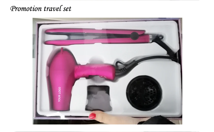 Travel friendly private label foldable 1200w low noise min hair dryer.jpg