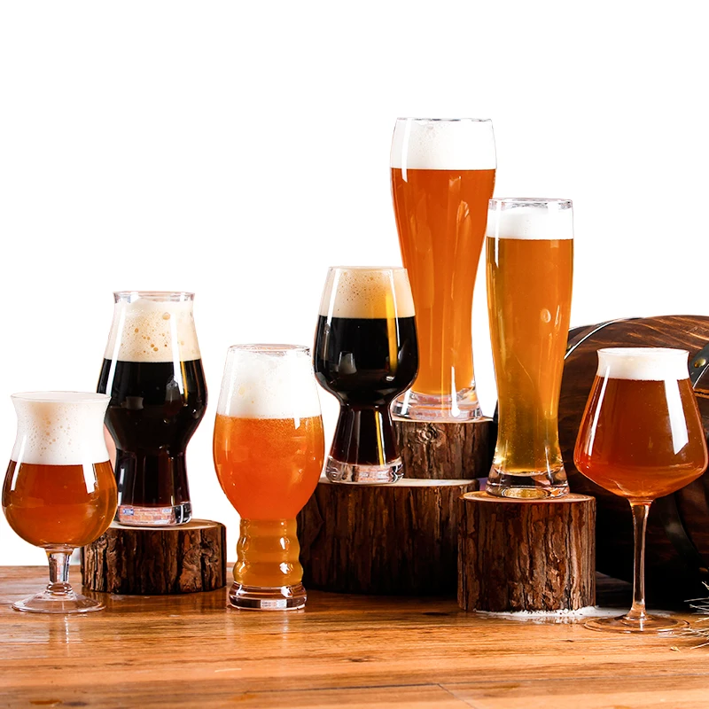 

K00 SANZO Custom logo beer glass cup mug crystal glasses handmade beer stein cups