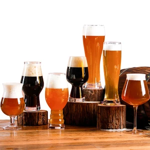 Image of Sanzo Custom Logo Beer Glass Cup Mug Crystal Glasses Handmade Beer Stein Cups