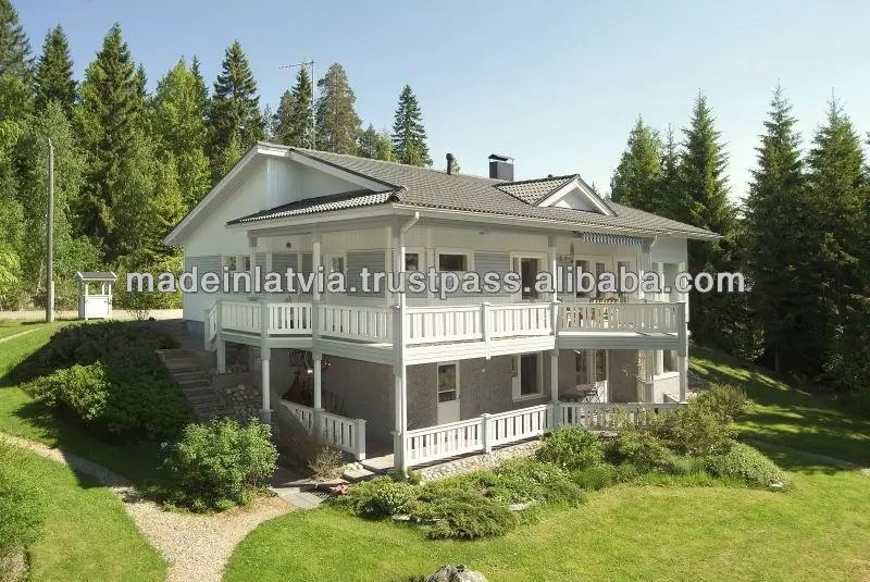 Sastavljanje kompleta finske drvene kuće
