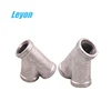 Quickly delivery y type tee bsp thread size 1/2"-4" hot dipped galvanized y standard GI famale thread y joint tee for industry