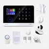 Best wireless WIFI GSM 3G home house intrusion alarm system with security IP camera