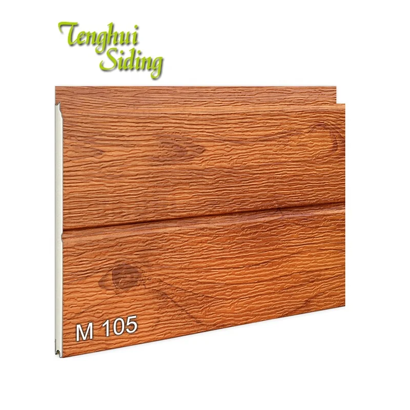 
Metal cladding wooden grain exterior wall insulated decorative board price. 