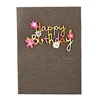 Greeting Best Wishes Manufacturer Paper Card Wholesale custom printing paper happy birthday greeting card