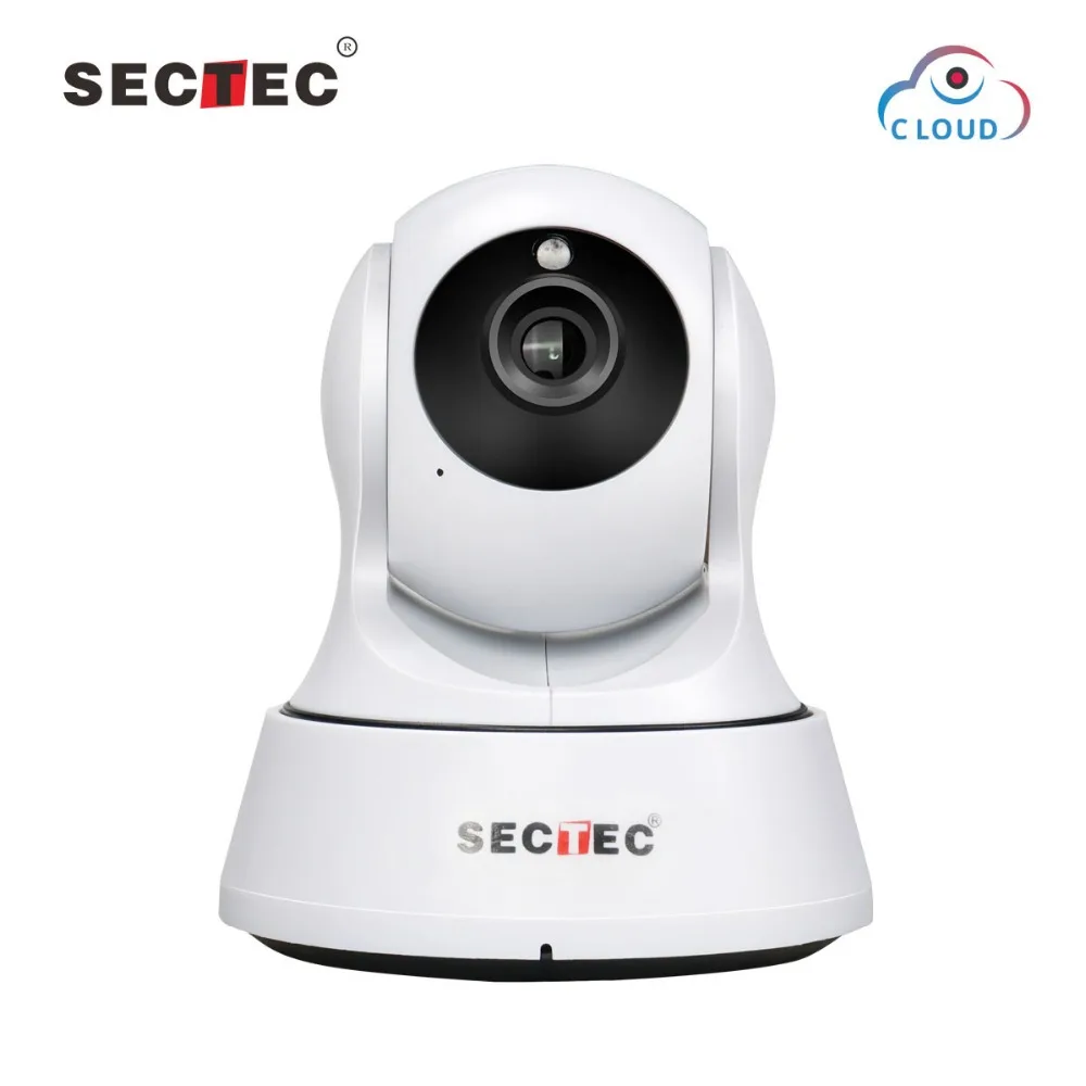 

Sectec HD 720P CCTV IP Camera Home Security Wireless Camera Cloud Storage Auto Tracking IP Camera Wifi