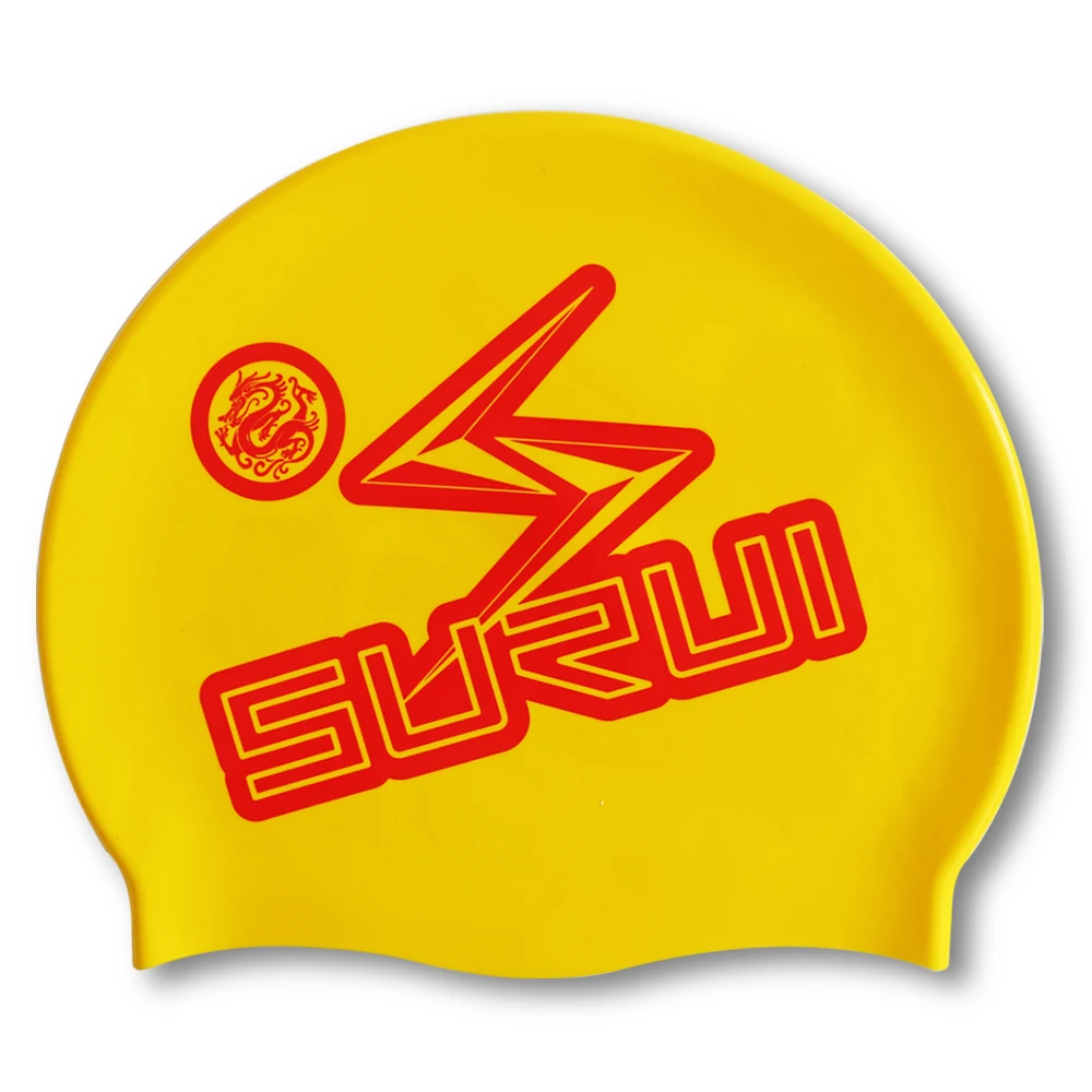 Wholesale Custom Logo Design Adult Latex Swim Cap