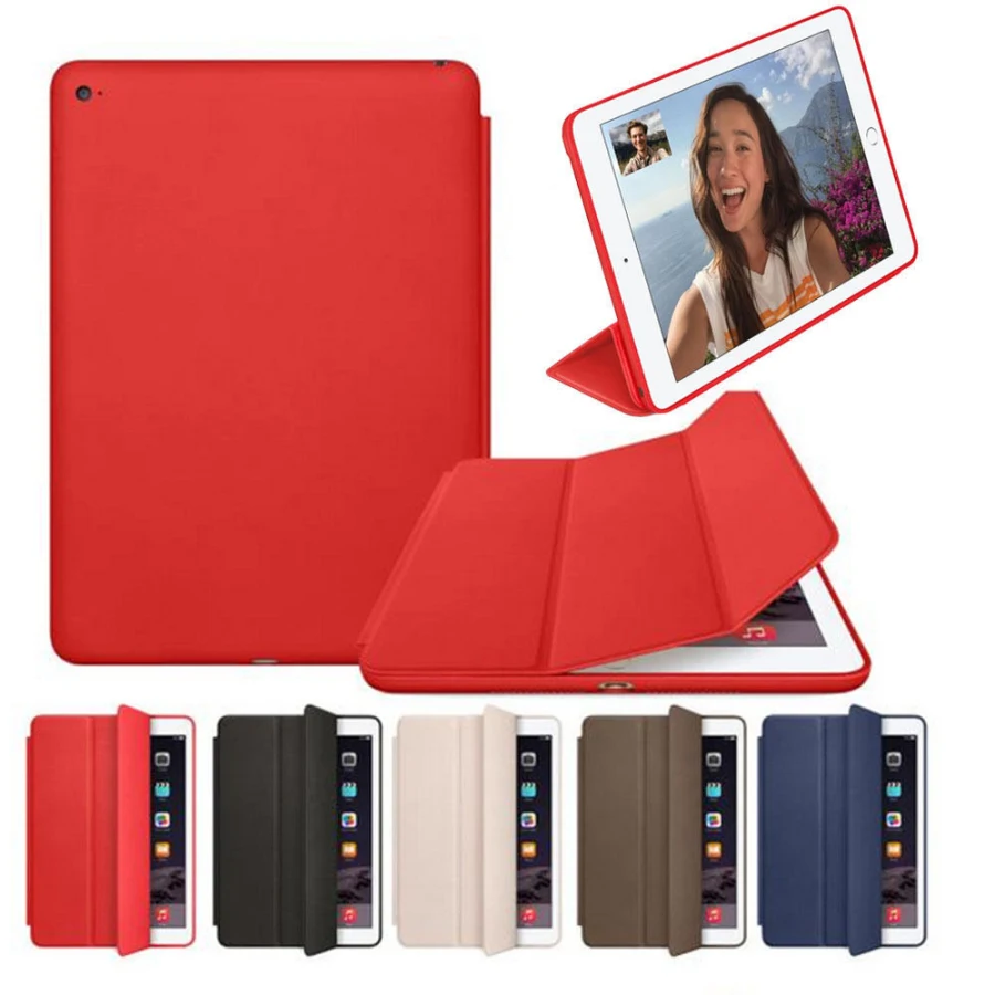

Magnetic PU Leather Smart Case Cover Automatic WakeFor iPad 4 3 2 iPad 2017 9.7 Mini 123 Air 2 Pro 9.7, N/a