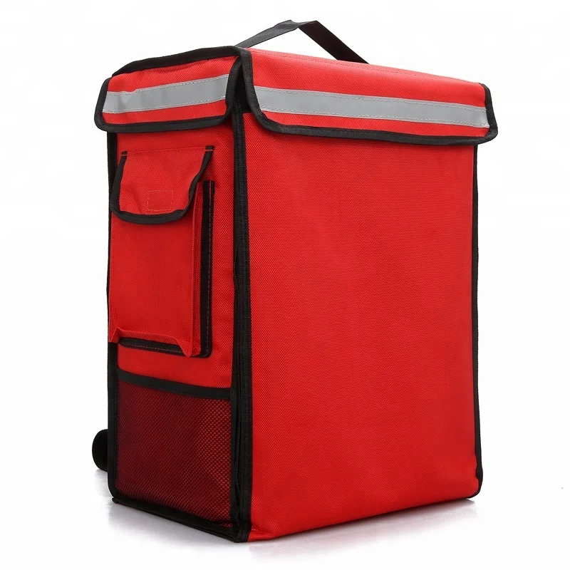 
LOW MOQ Custom Logo Durable waterproof cooler cargo bag food delivery backpack 