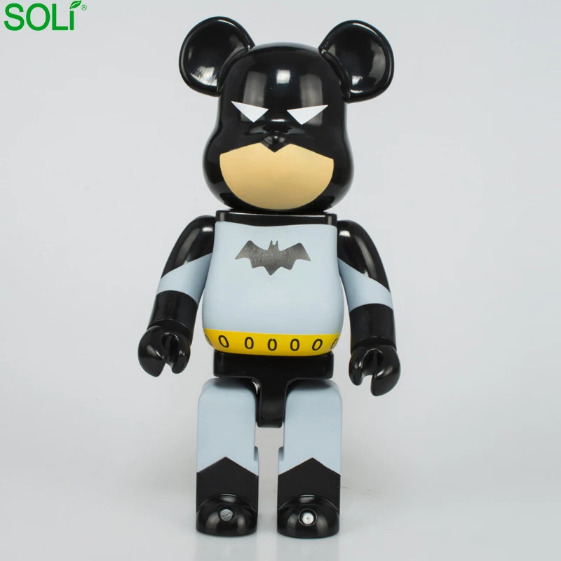 hot sale oem plastic action figure bearbrick 400% 28cm pvc toy