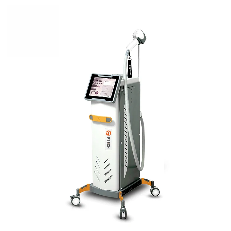 

FTECH Luxury diode laser hair removal machine used for tan skin laser diode module, White & grey