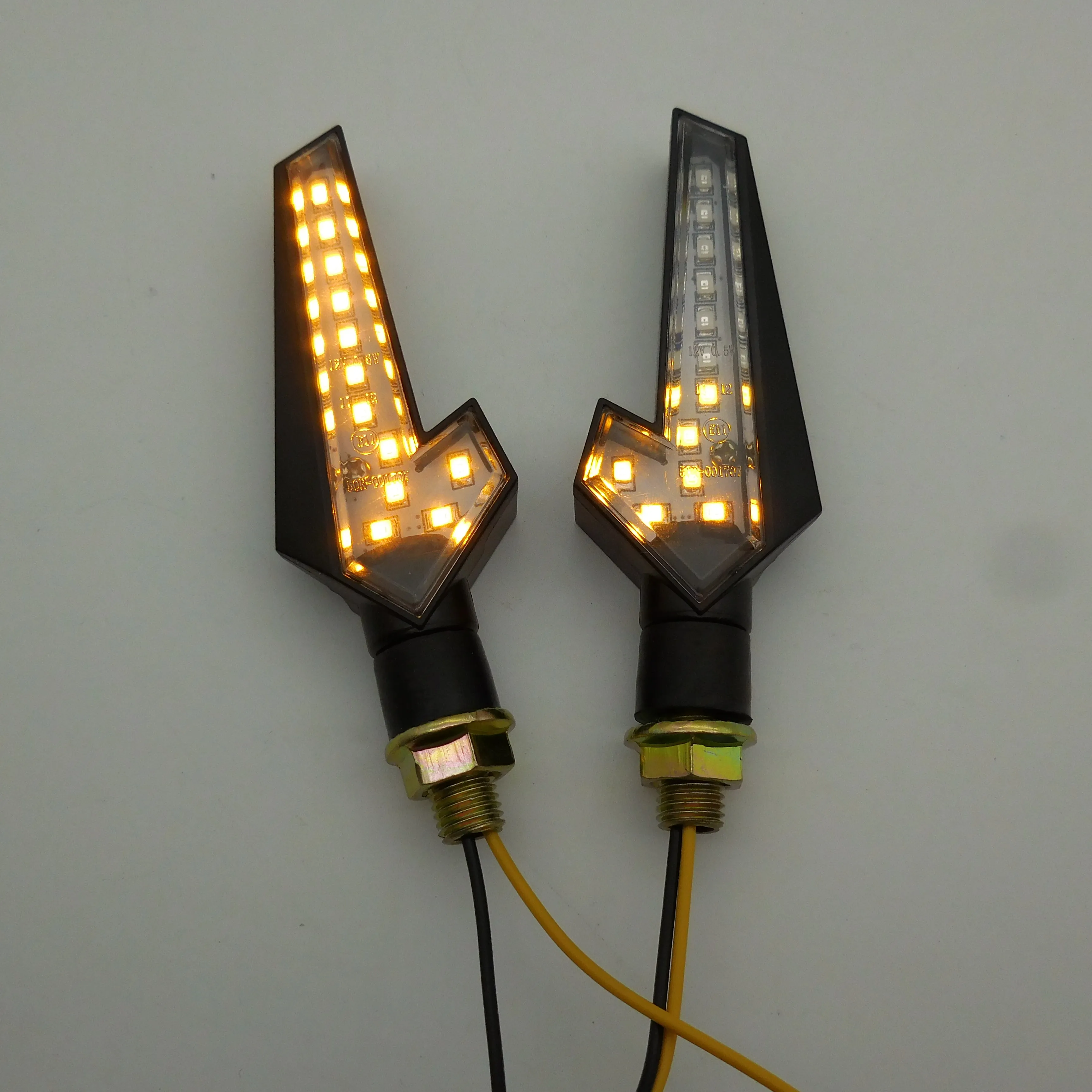 Universal Motorcycle Sequential Flowing 10 Led Turn Signal Indicator