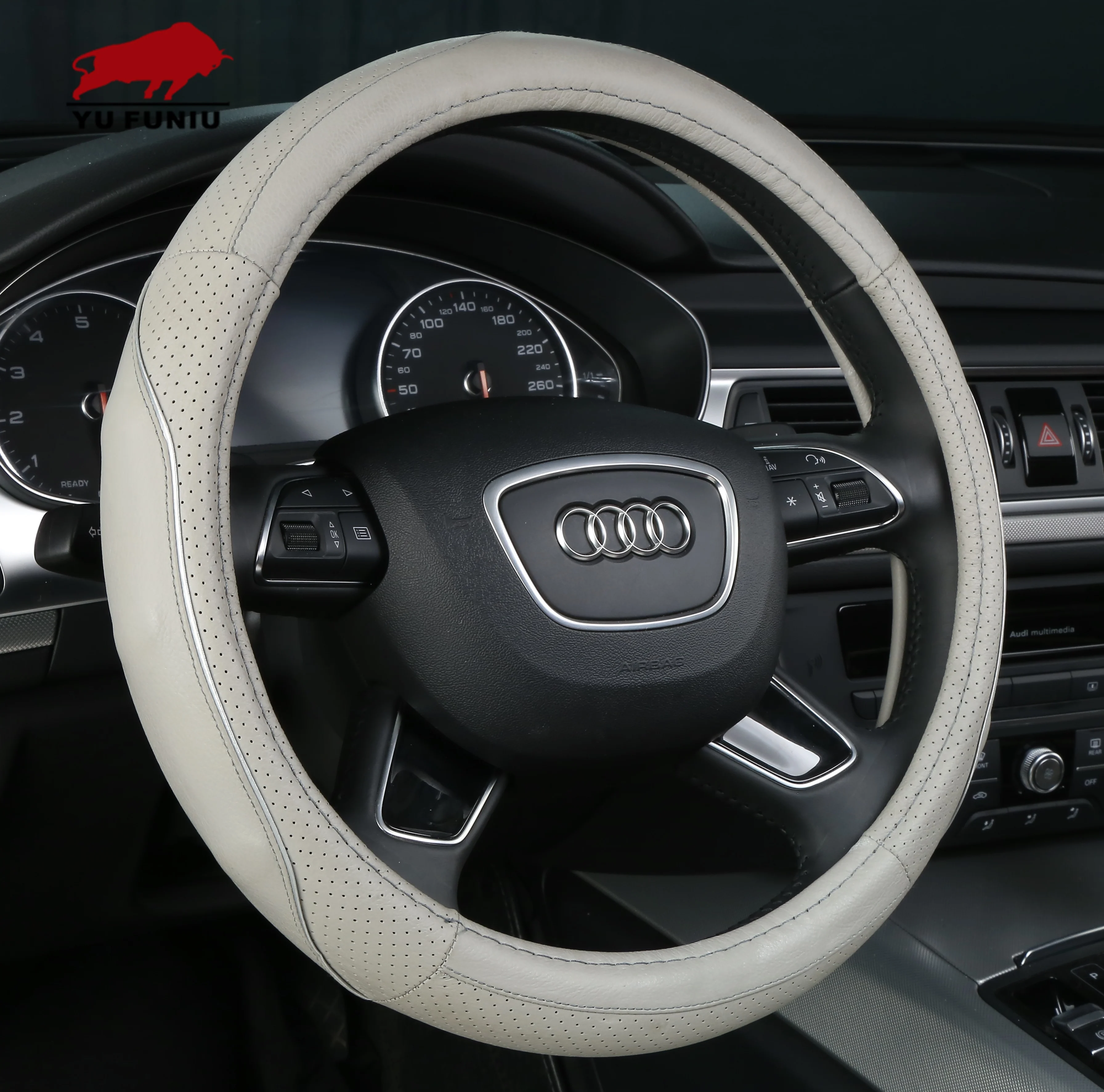 
Wholesale Universal Leather Car Steering Wheel Cover 