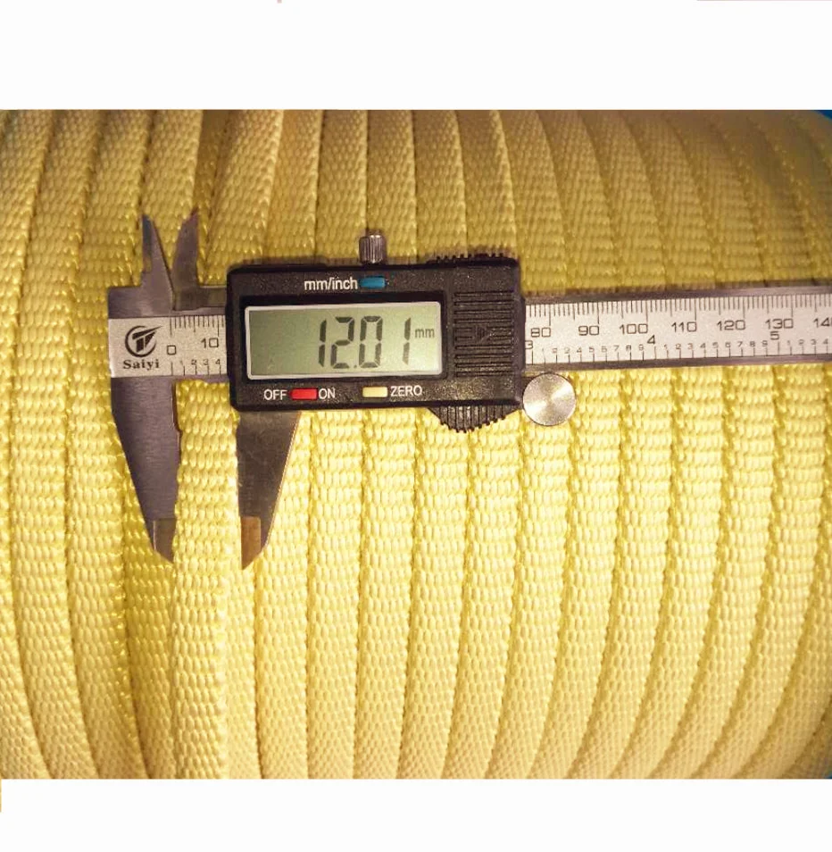 Non-Stretch, Solid and Durable kevlar rope for glass tempering furnace 