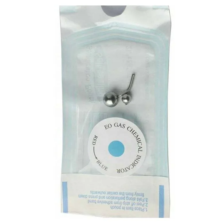 

Gaby customized EO Gas Sterilized Packing Piercing Jewelry Autoclave and use Sealed Pouch