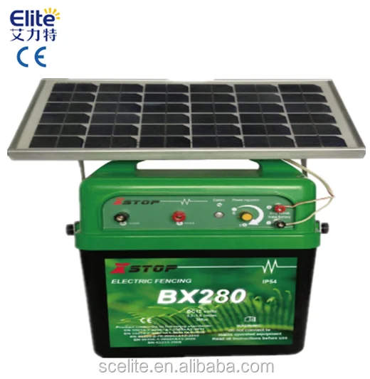 30 Km Solar Electronic Fence Energizer With Battery Box - Buy