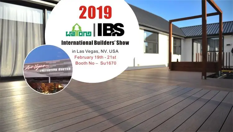 ibs 2019 las vegas NAHB International Builders' Show wood plastic composite decking wall panel cladding timber tile boards