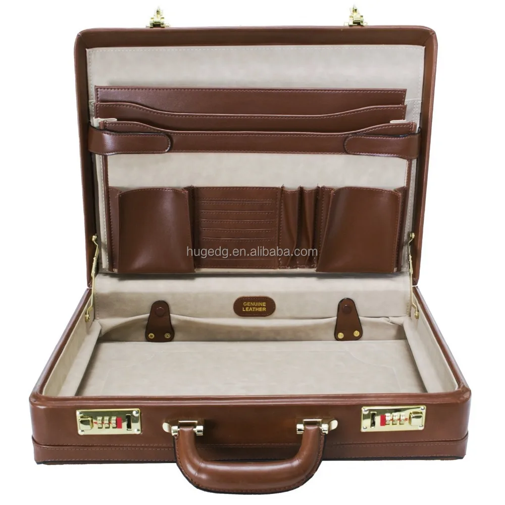 Business Trip Conference Leather Briefcase Kit Suitcase Buy
