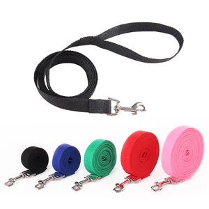 Image of Various Colors Wholesale High Quality Eco Friendly Retractable Custom Printed Branded Logo Nylon Dog Training Lead Leash