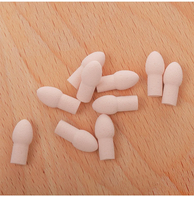 New Shooting Mini Finger Makeup Wedge Sponge Blender Eyeshadow