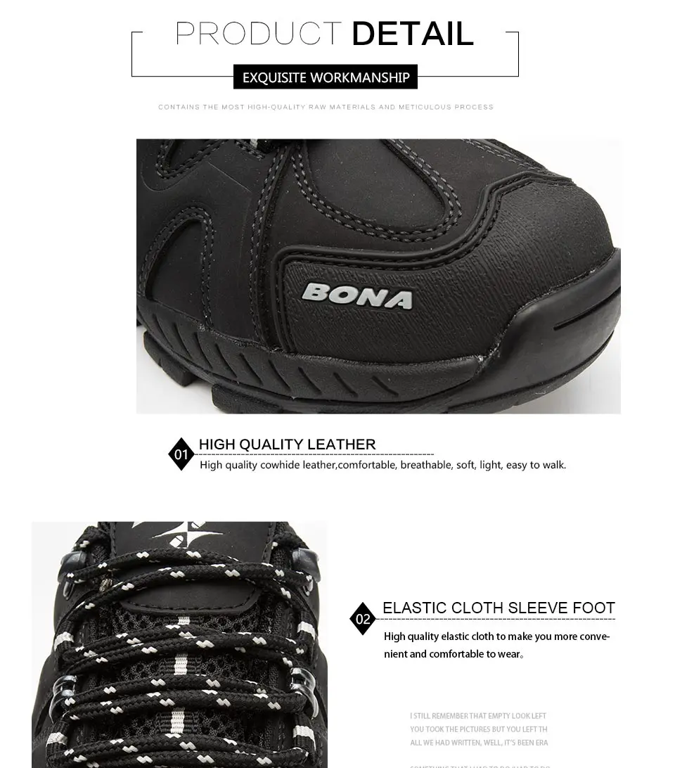 2023 | BONA Classic Men's Hiking Shoes: Lace-Up Sport Sneakers for Outdoor Adventures!