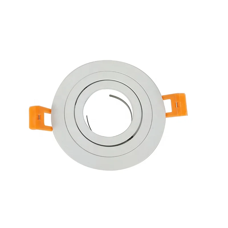 
Easy replacement tiltable light frame Gu10 spotlight frame round 
