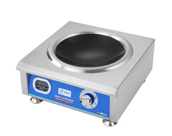 3000w To 5000w Stainless Steel Countertop Commercial Wok Induction