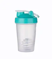 

New Design BPA free 400ML 600ML plastic protein powder shakers plastic water bottle , sports water bottle with metal ball