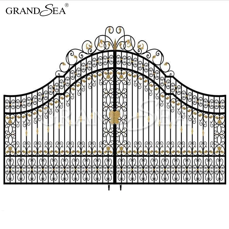 Security House Main Fancy Beautiful Modern Iron Gate Designs for Villa