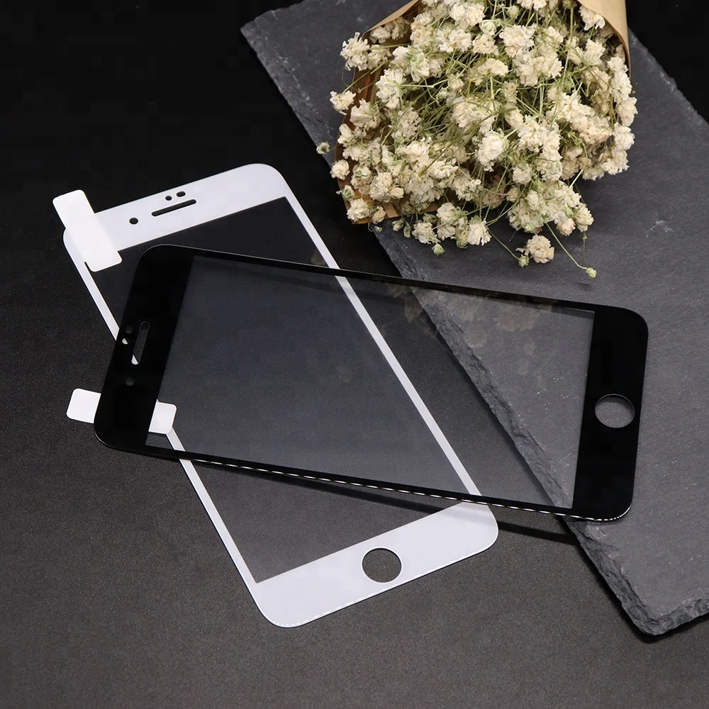 wholesale 2.5D full cover tempered glass screen protector for iphone 7&8plus