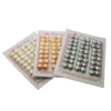 Wholesale a large number of natural fresh water bread beads half hole bread steamed bread pearl bare pearl ring ear nail
