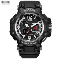 

Original Brand SMAEL White Sport LED Digital 50M Waterproof Casual Watch S Shock Male Clock 1509 relogio masculino Watch Man
